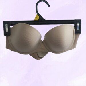 Spanx up for anything strapless bra basic simple plain in tan size 32B.